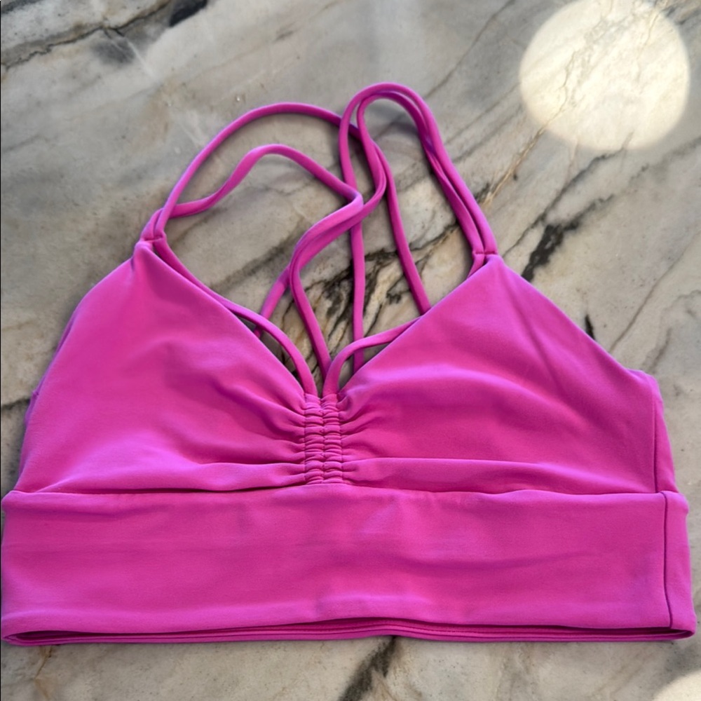 Pink Strappy Women's Bralette